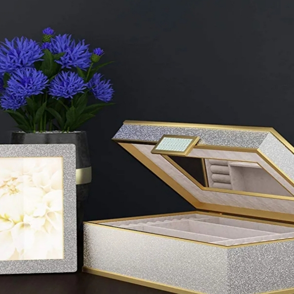 Silver Glitter Peel and Stick Wallpaper - Picture 3 of 7